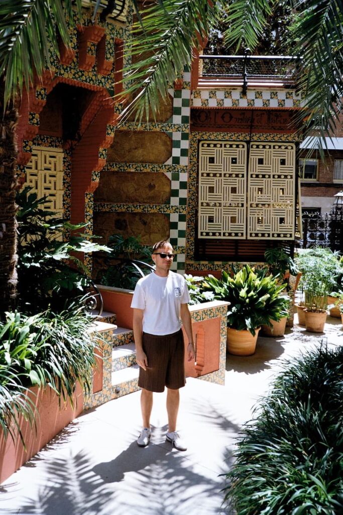Aussenbereich Casa Vicens in Barcelona